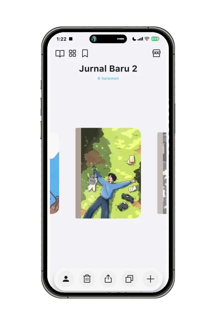Pratinjau Fitur Jurnal Paperleaf